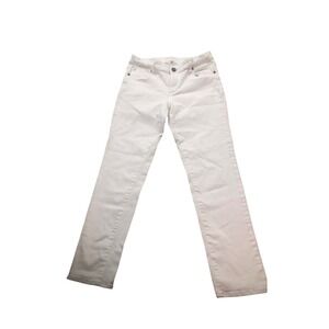KUT from the Kloth Womens White Katy Boyfriend Jeans‎ Size 6 Denim Pants